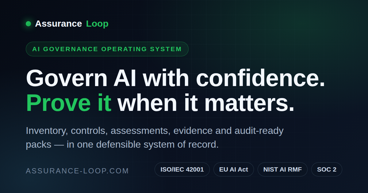 AssuranceLoop platform